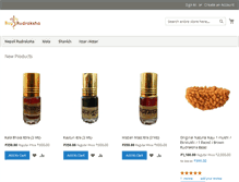 Tablet Screenshot of buyrudraksha.com